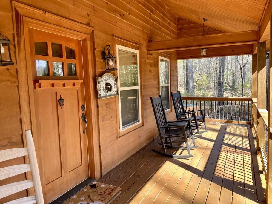 2 Bed Cabin Hot Tub Close To Helen #16 Buitenkant foto